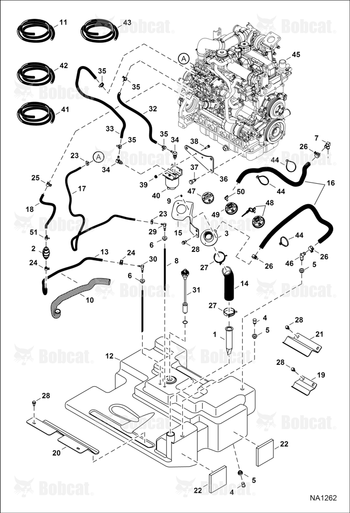Engine & Attaching Parts (Fuel System) A3NT11001 - A3NT17926, A3NU11001 - A3NU12937