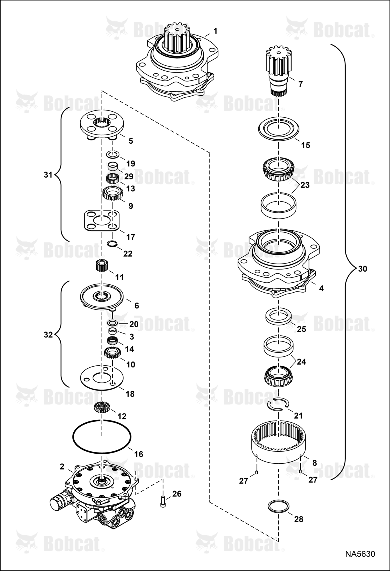 Slew Motor (Carrier)