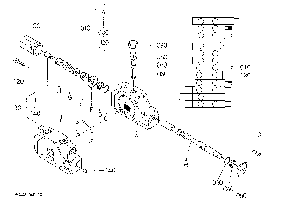 Spool Section (Travel Lh)