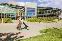 Thumbnail of STIHL BGA 100 Blower Action