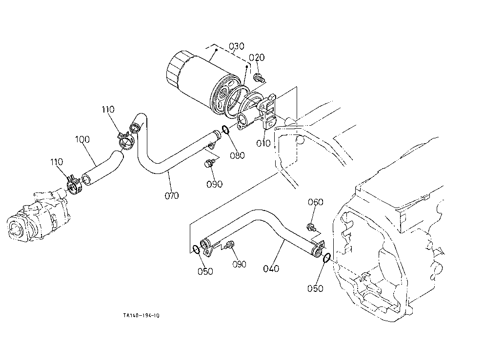 Hydraulic Oil Line(Inlet) [Except Hst Type]