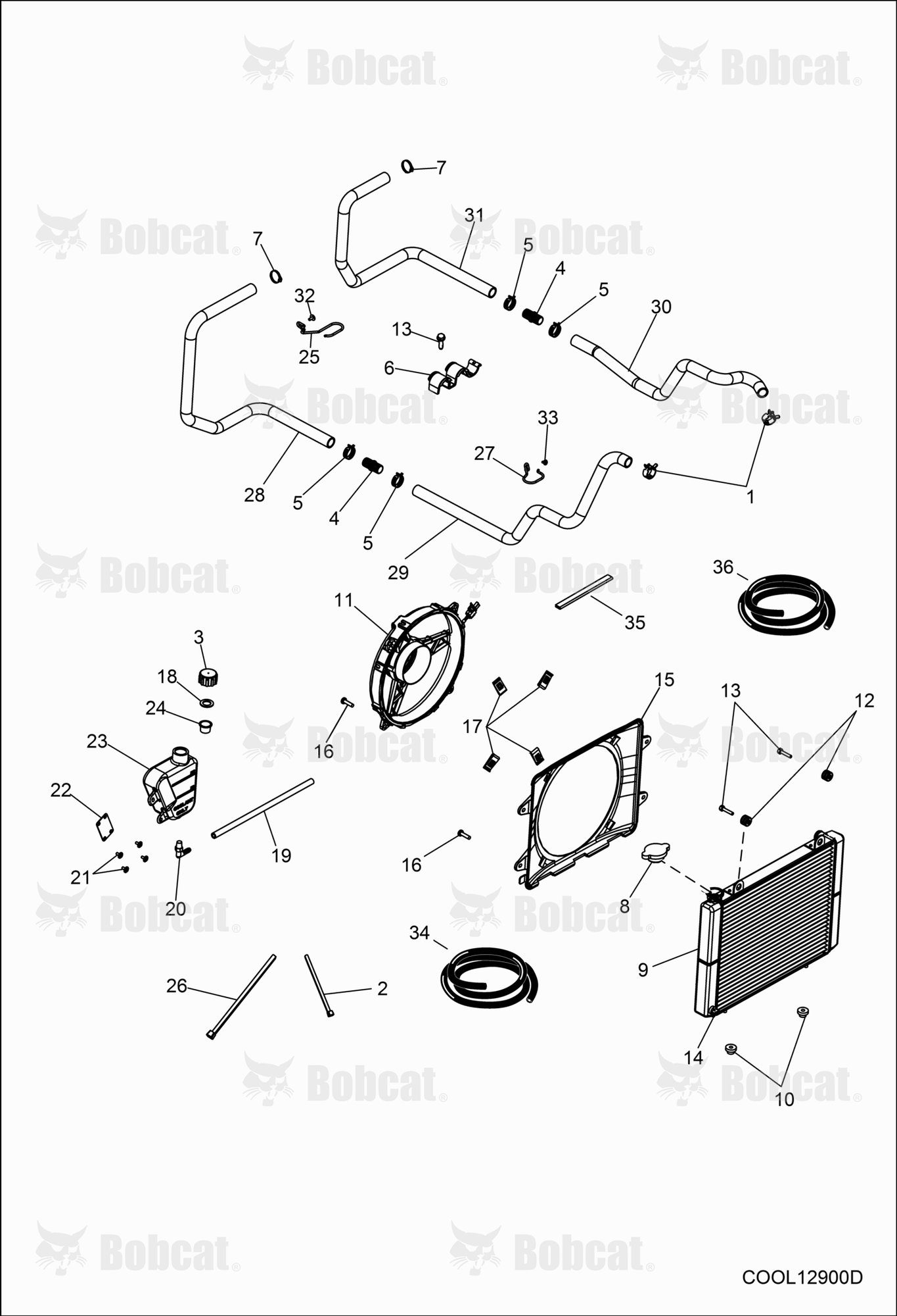 ENGINE, Cooling System  AJNU20001 & Above