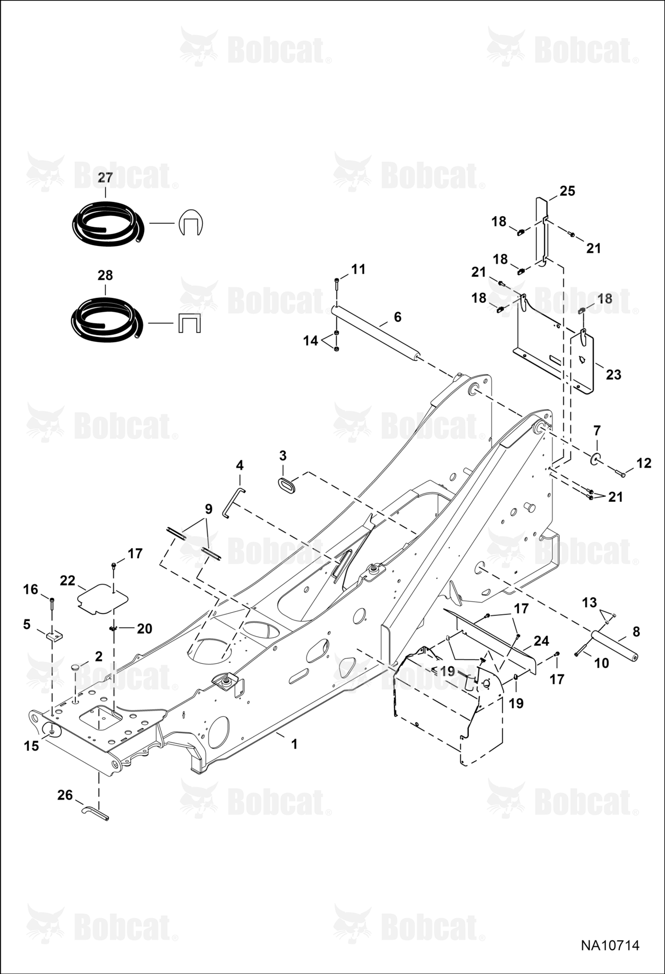 Main Frame (Non-leveling)  B3KV11001 & Above