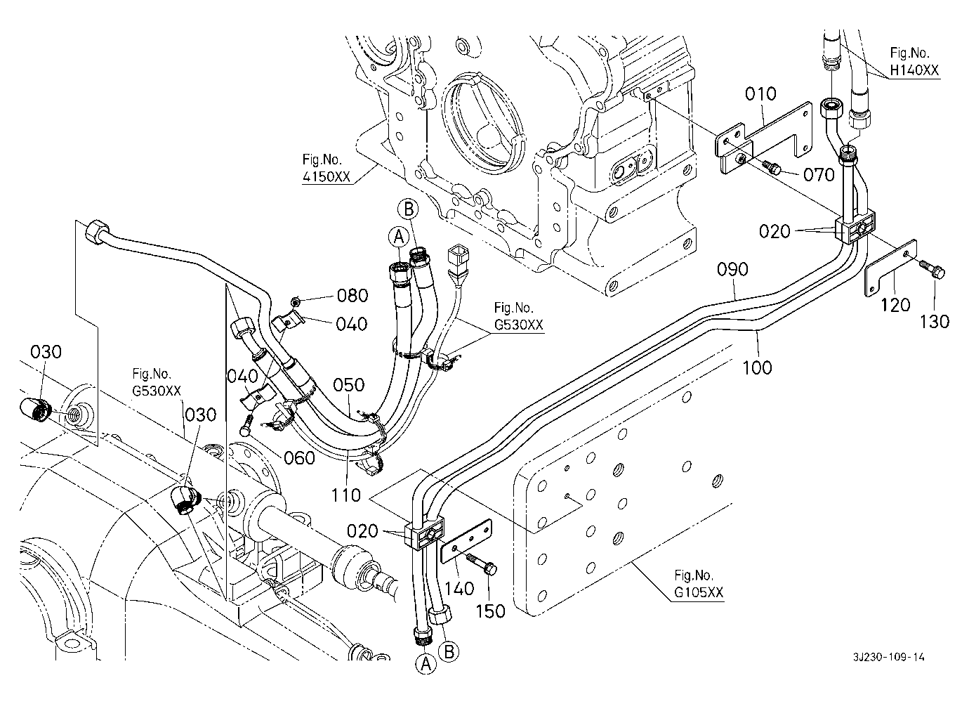 Steering Hose (Delivery) [Front Axle:Standard Type
