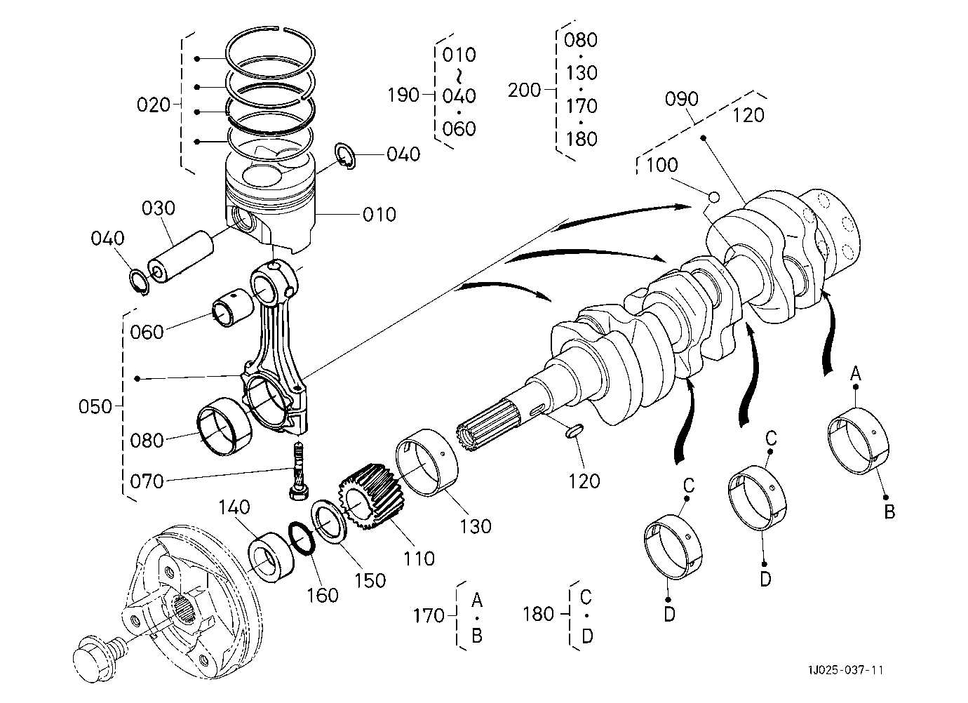 Piston And Crankshaft