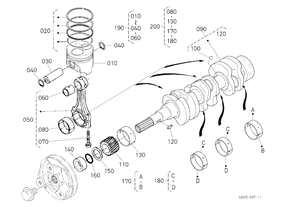 Piston And Crankshaft
