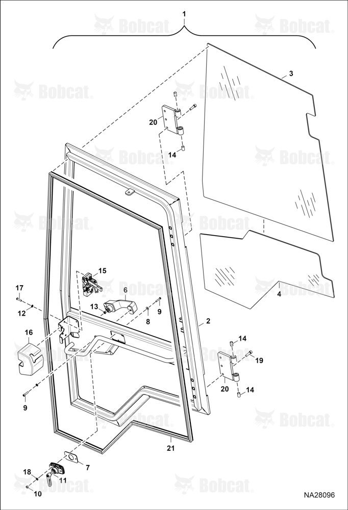 Operator CAB (RH Door Assembly)