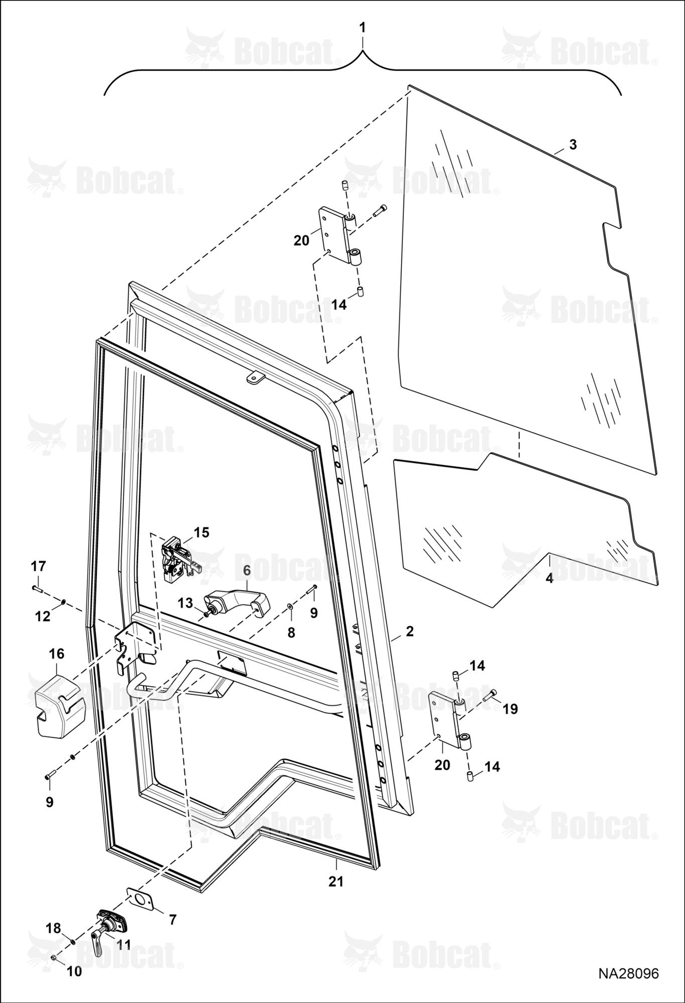Operator CAB (RH Door Assembly)