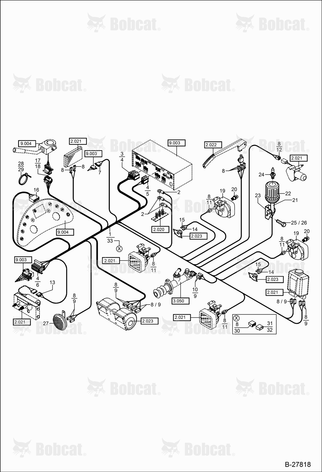 Electric Installation - Operator CAB  & Below