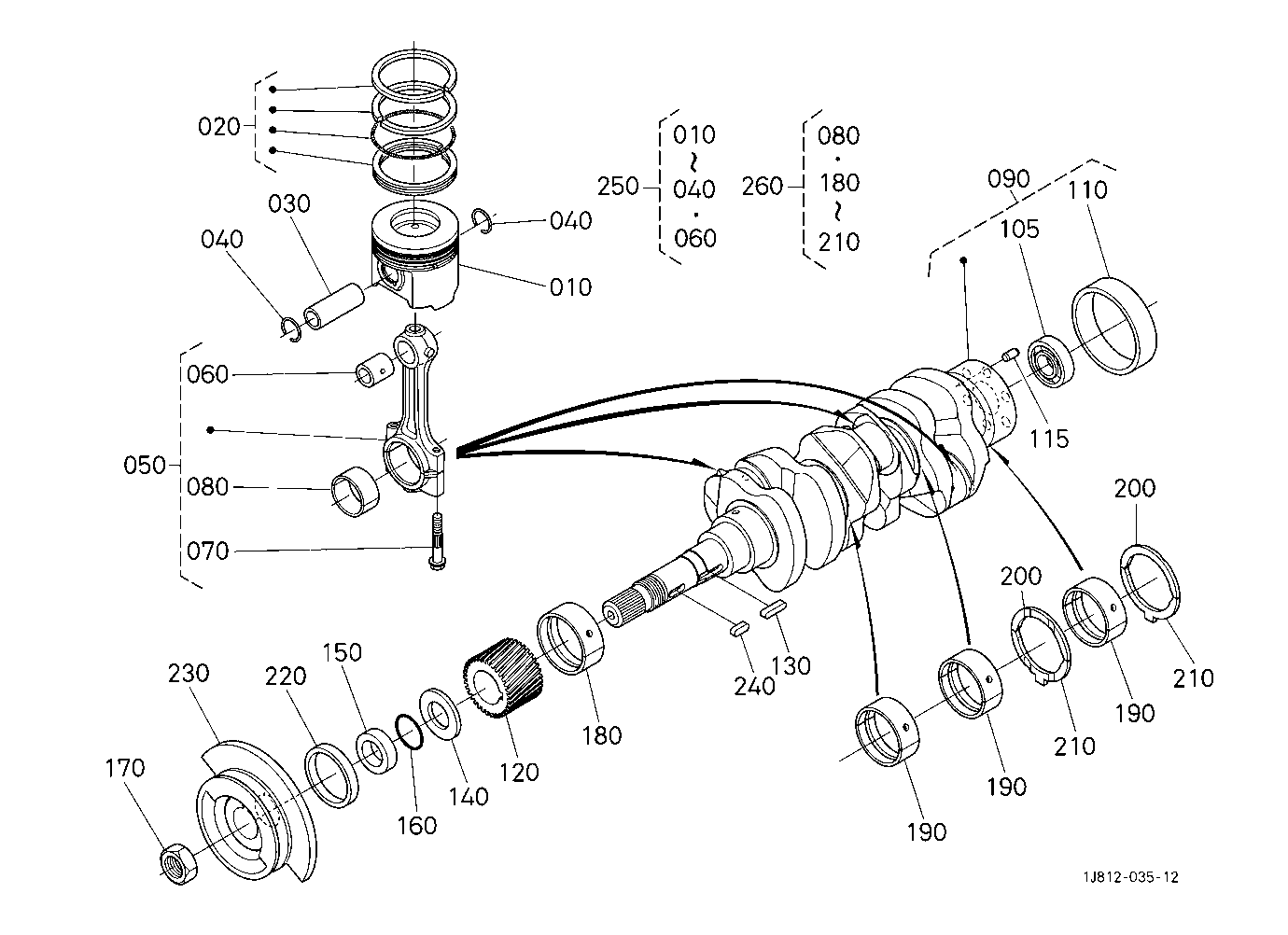 Piston And Crankshaft