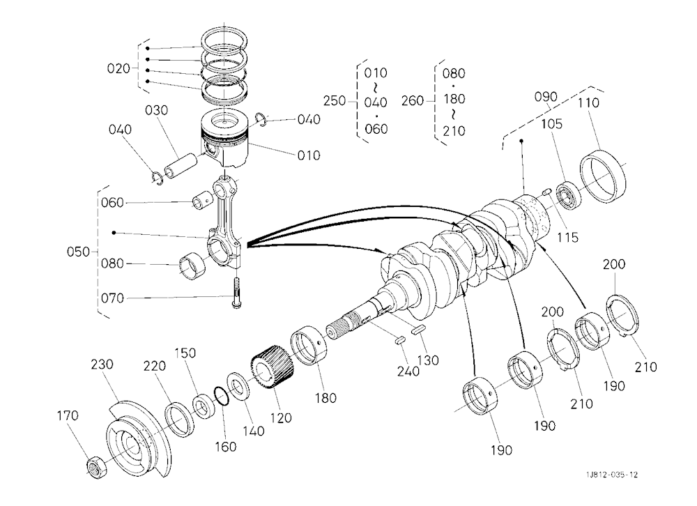 Piston And Crankshaft