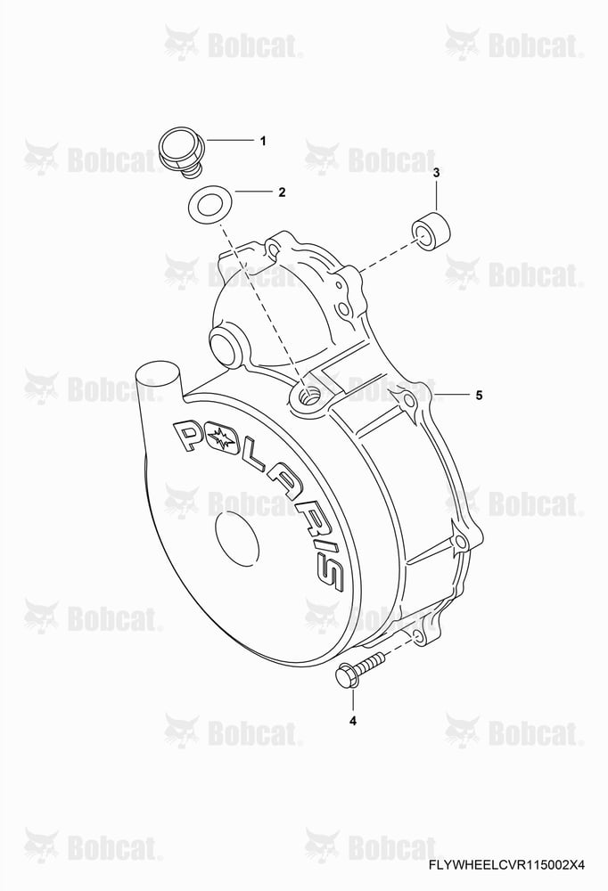 ENGINE, Flywheel Cover