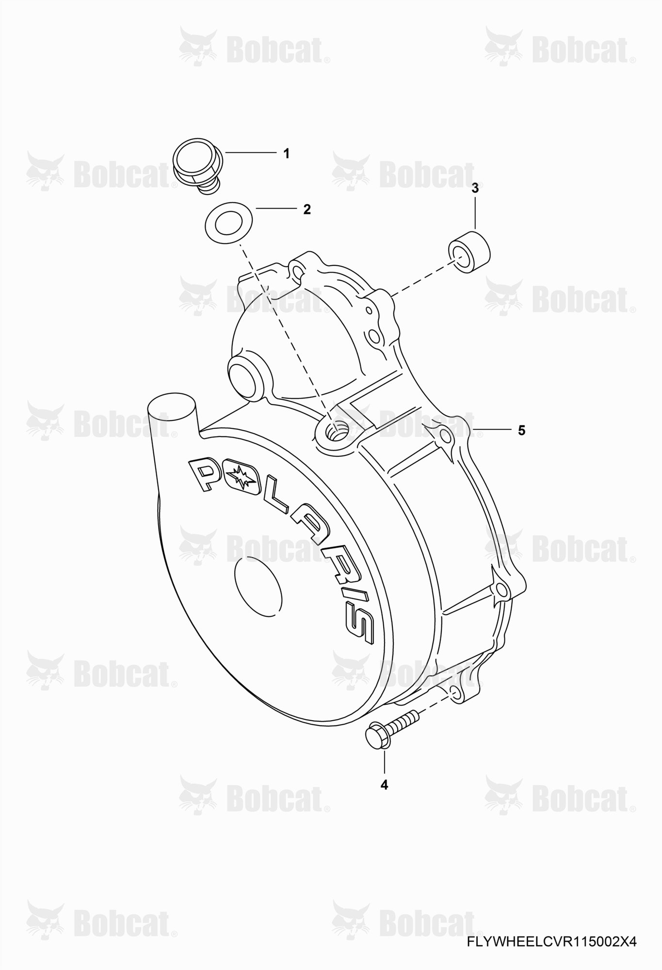 ENGINE, Flywheel Cover