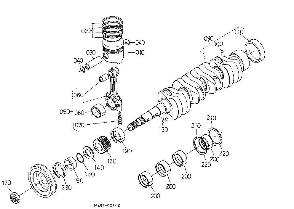 Piston/Crankshaft