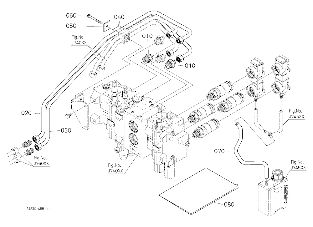 Coupler Kit (Front Hyd. Outlet/Mech.) (Coupler/Pip