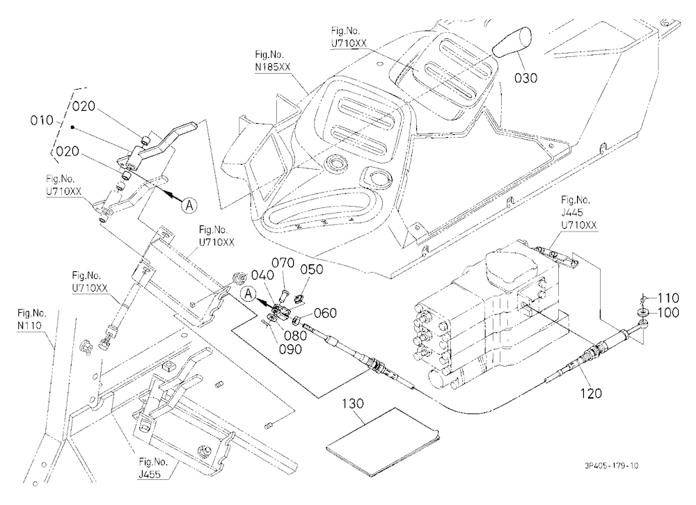 Auxiliary Control Valve Lever Kit (4Th) [Option]