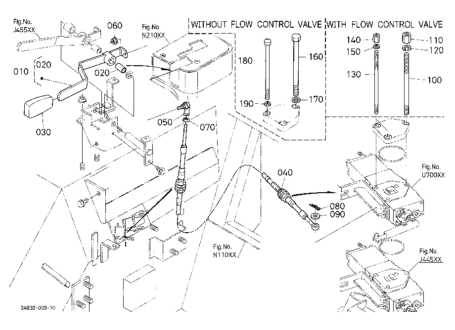 Auxilairy Control Valve Lever Kit (2Nd) [Cab Type]