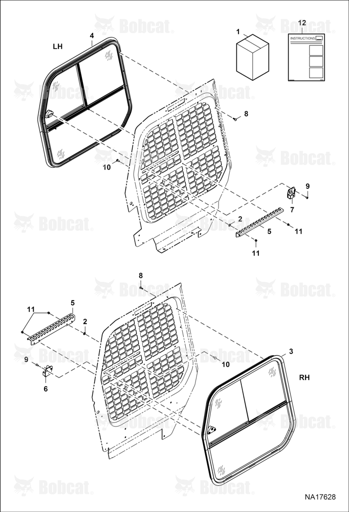 CAB Window Kit (Side) (Glass)