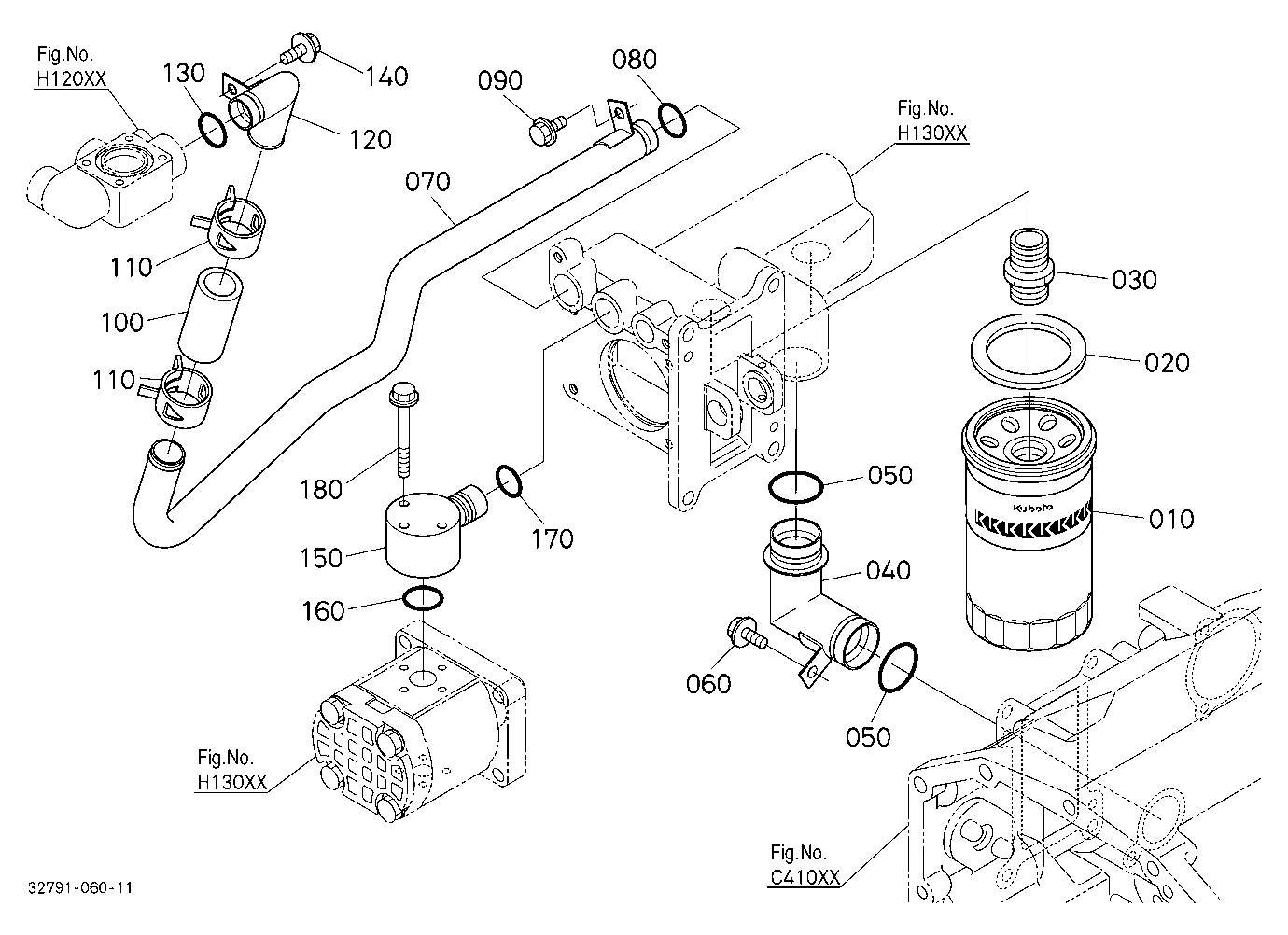 Hydraulic Oil Line (Suction)