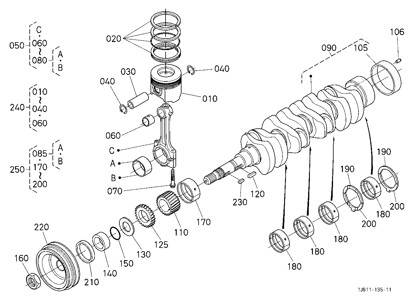 Piston And Crankshaft