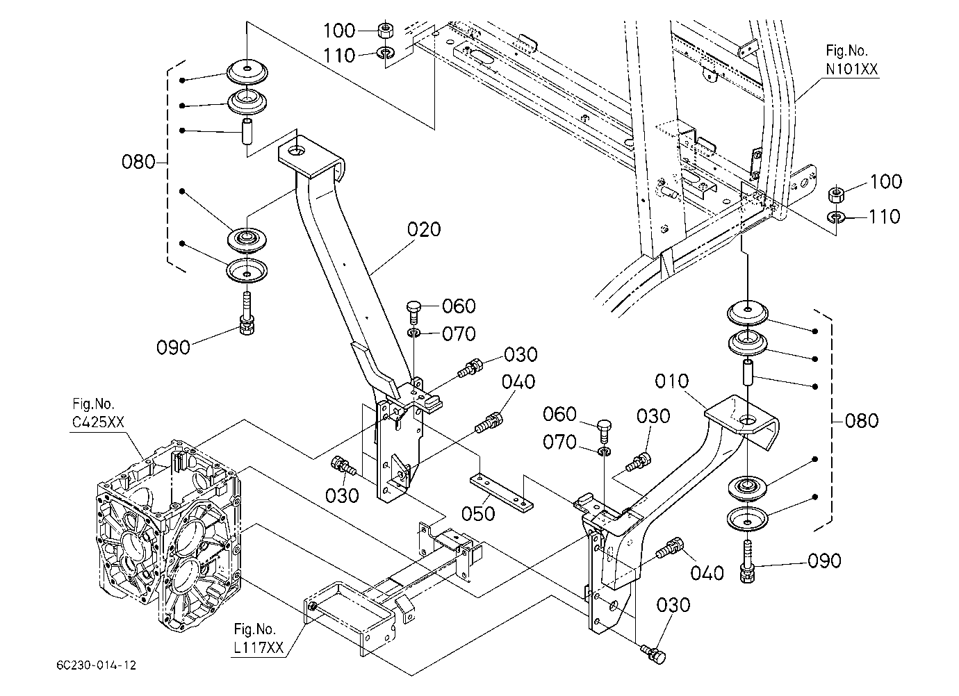 Cab Bracket Rear