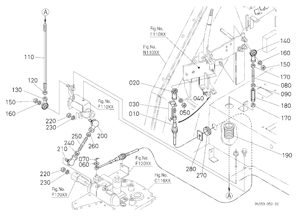 Main Gear Shift Rod