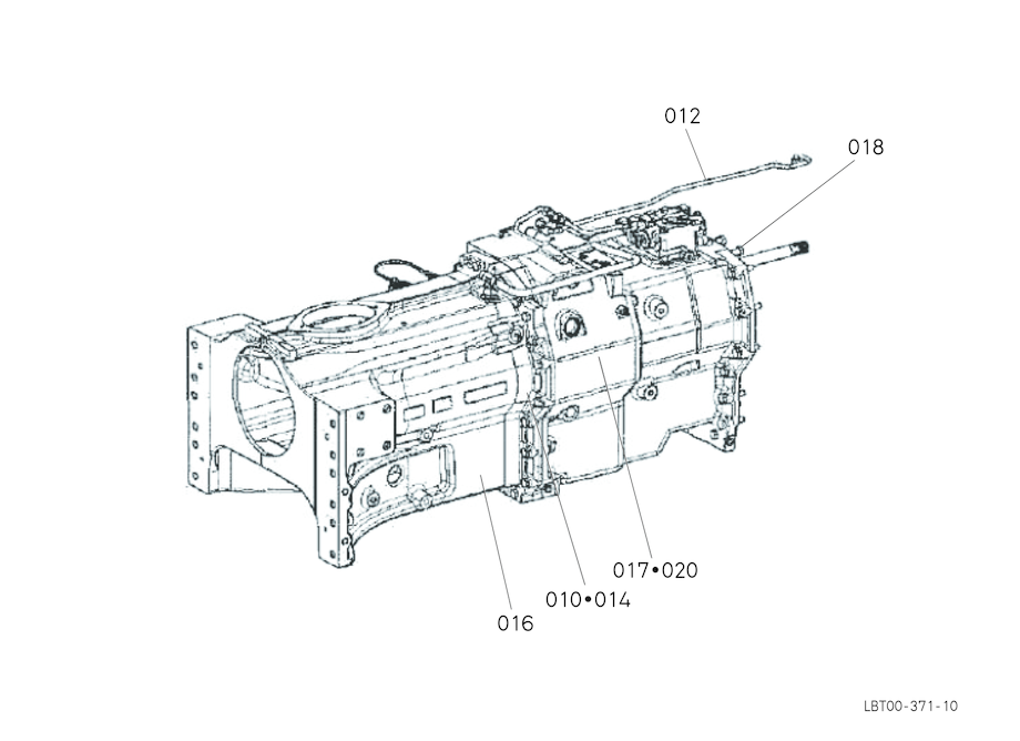 Transaxle, Bar Axle, Range 1