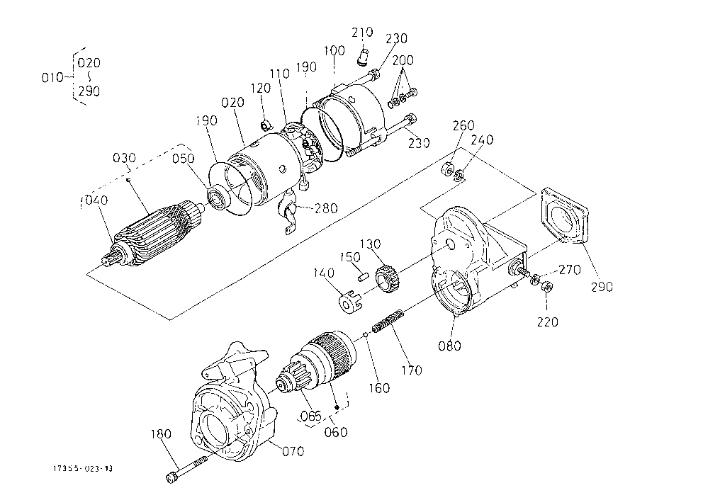 Starter [Component Parts](Not For Reman Unit)
