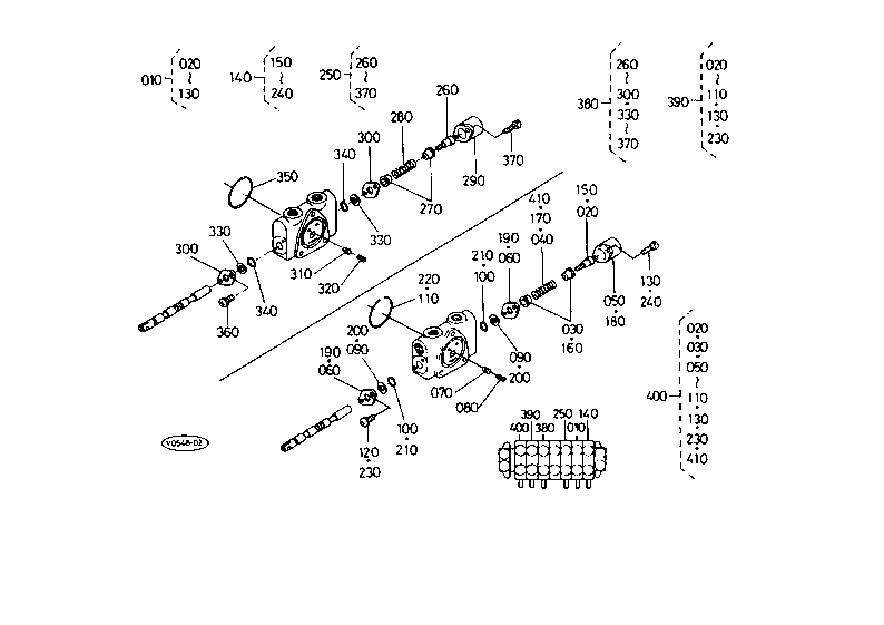 Control Valve (2) Spool Section [Kh-91(H)]