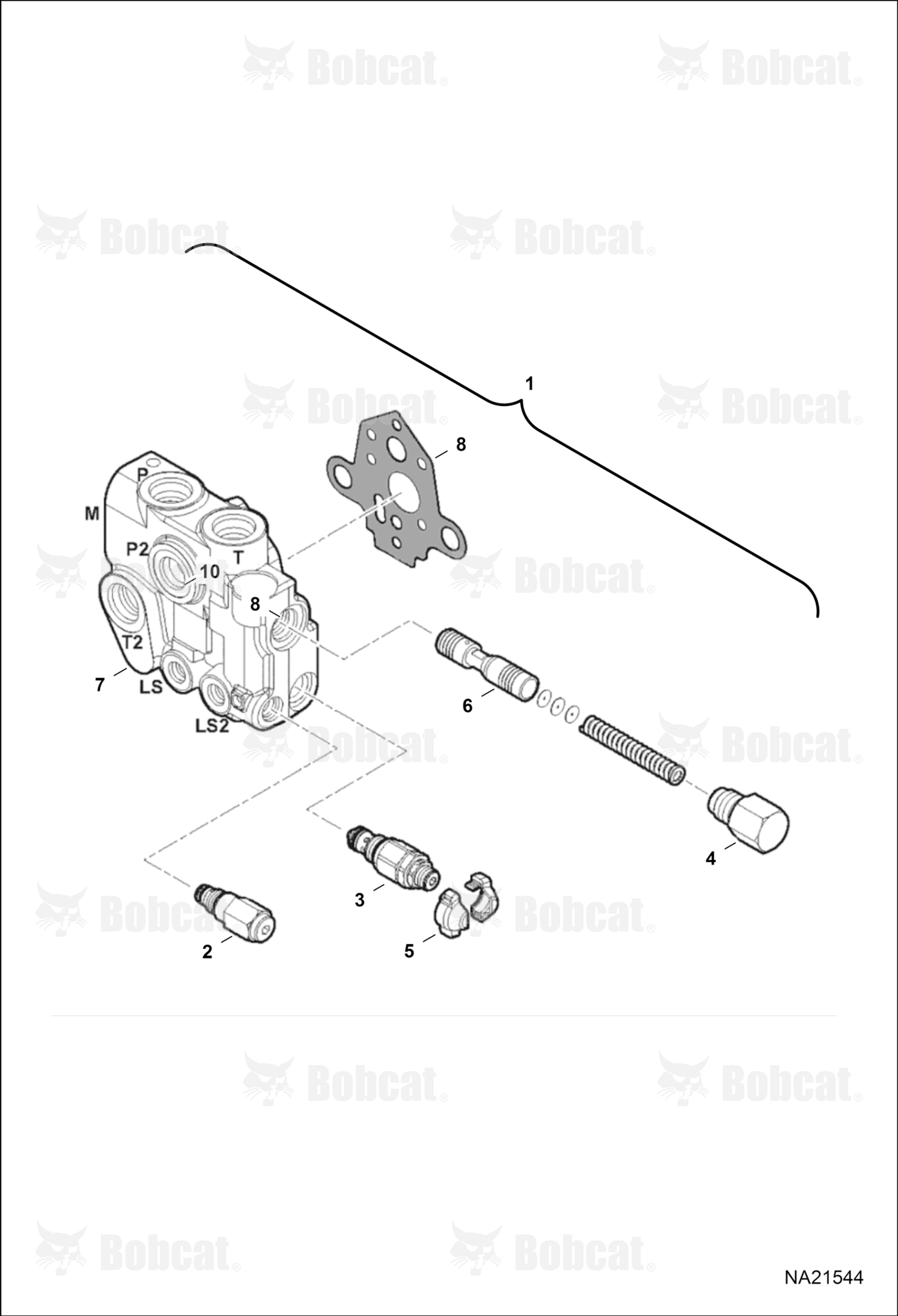 Hydraulic Control Valve (Inlet Section)
