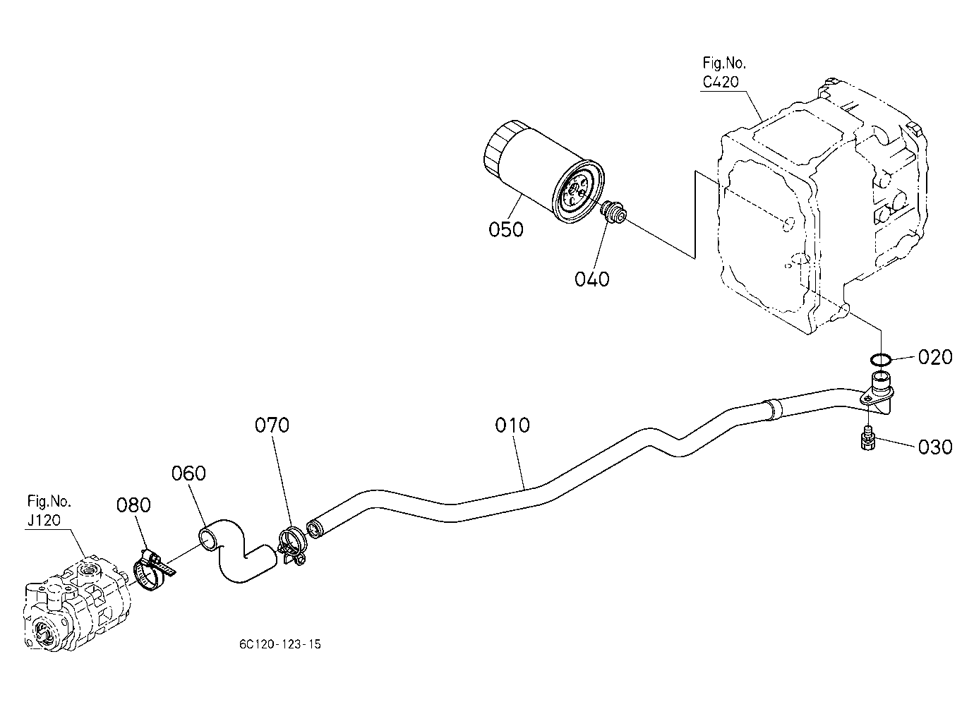 Hydraulic Oil Line(Suction)