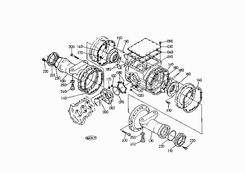 REAR AXLE CASE
