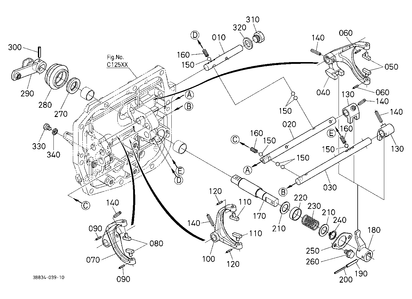 Main Gear Shift Fork