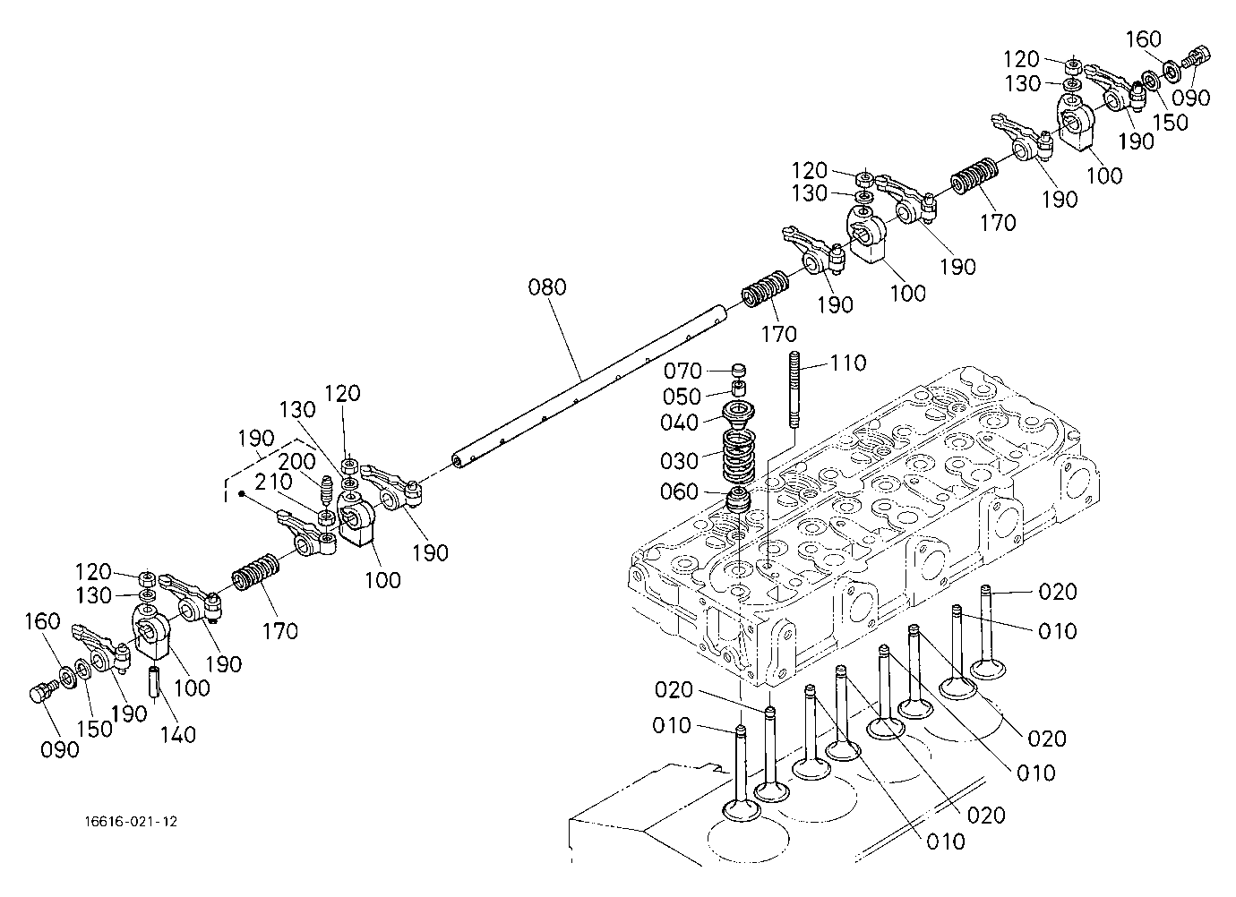 Valve And Rocker Arm
