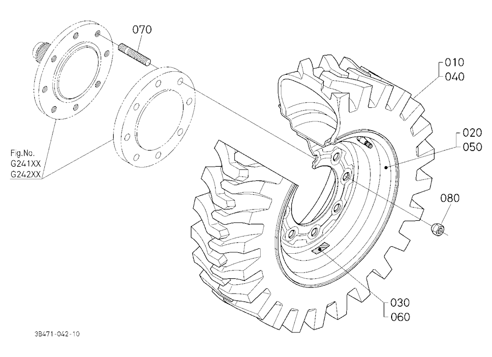 Front Wheel (27*8.50-15)