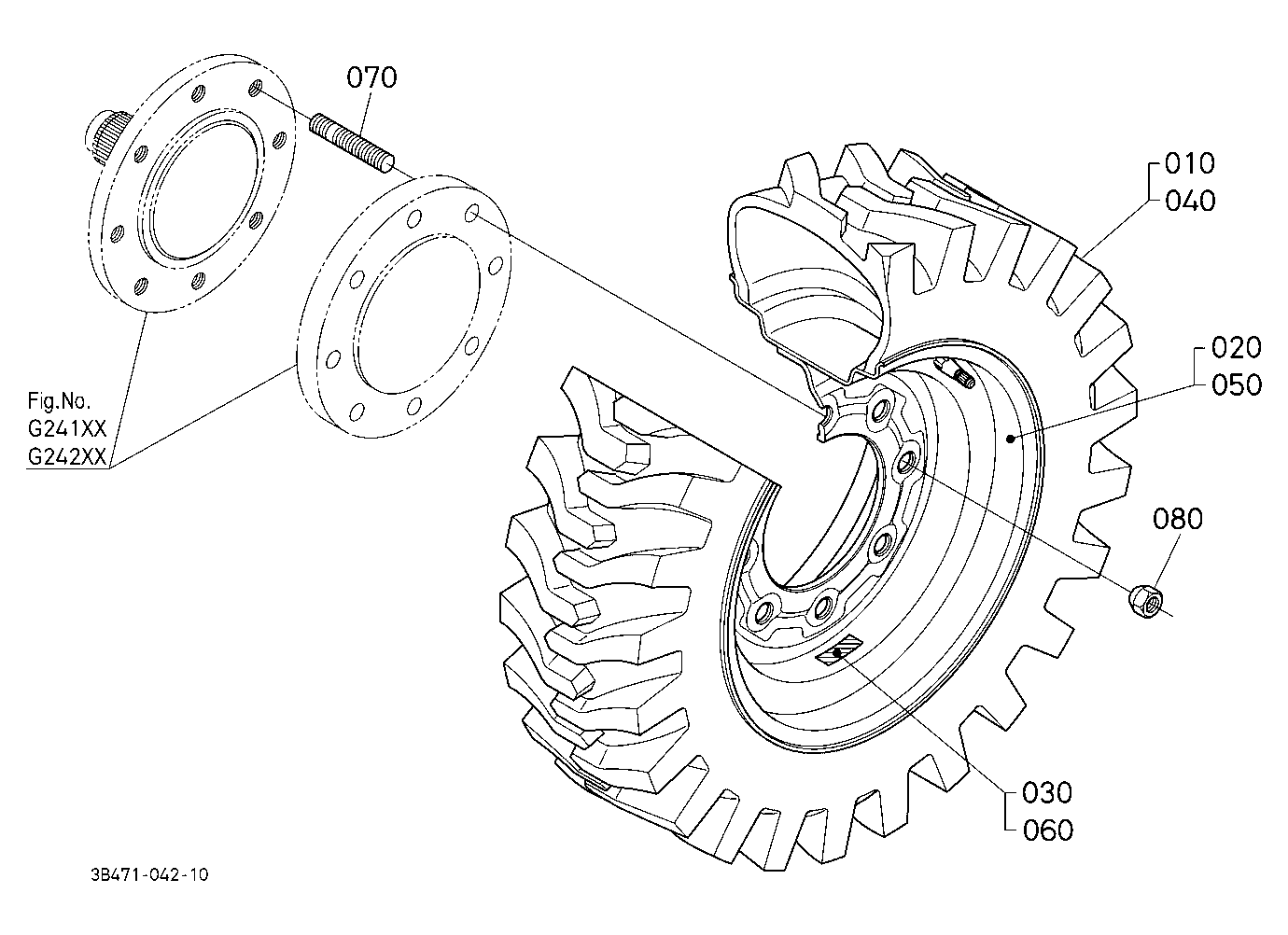 Front Wheel (27*8.50-15)