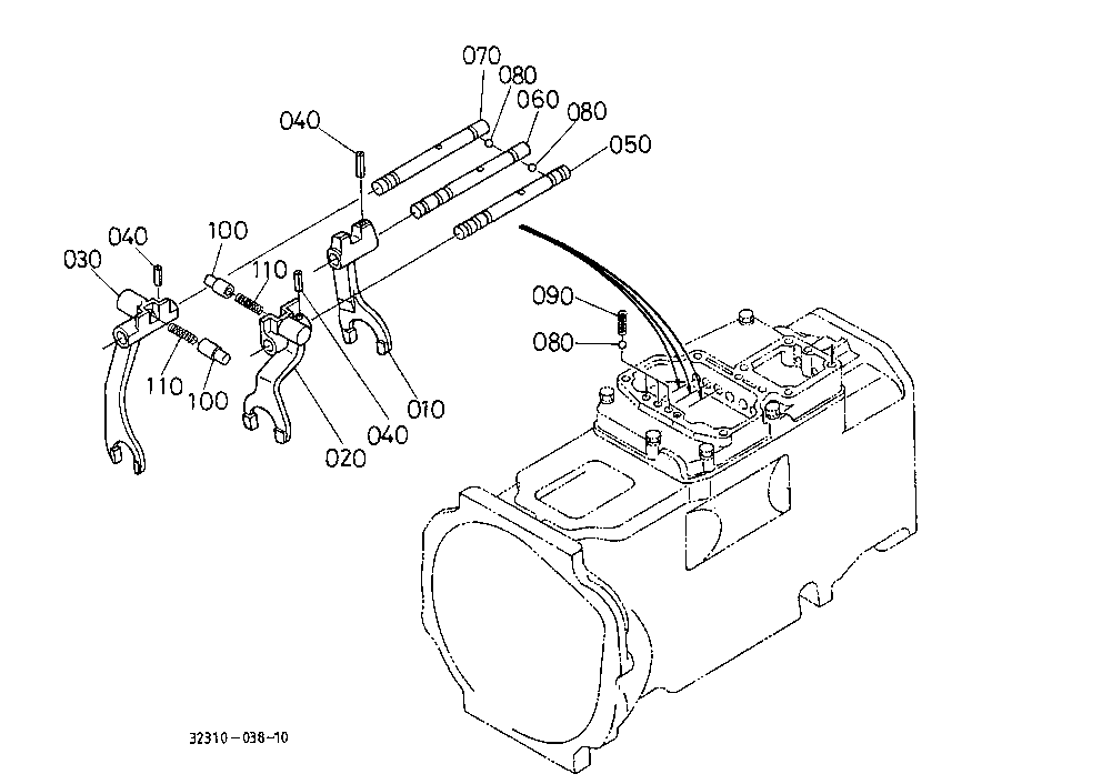 Main Gear Shift Fork