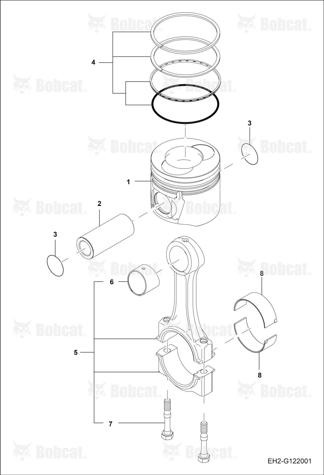 Piston Connecting Rod Group