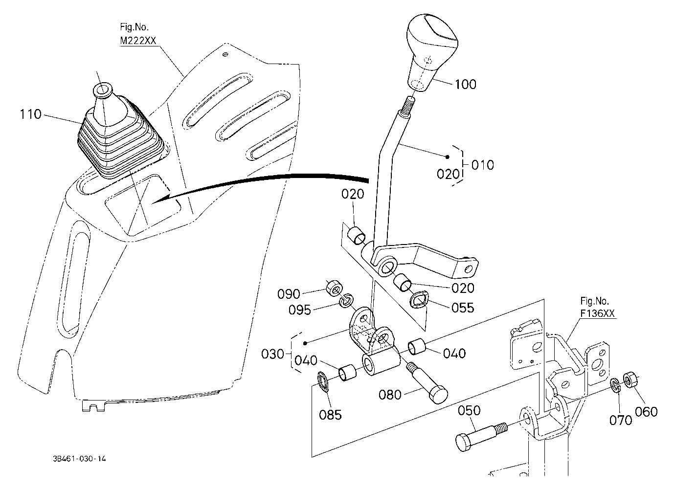 Main Gear Shift Lever