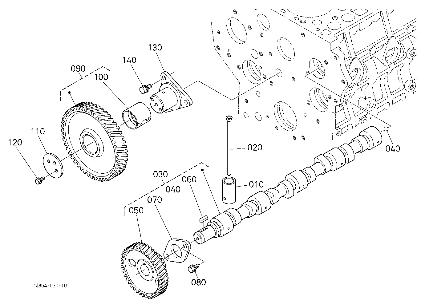 Camshaft And Idle Gear Shaft