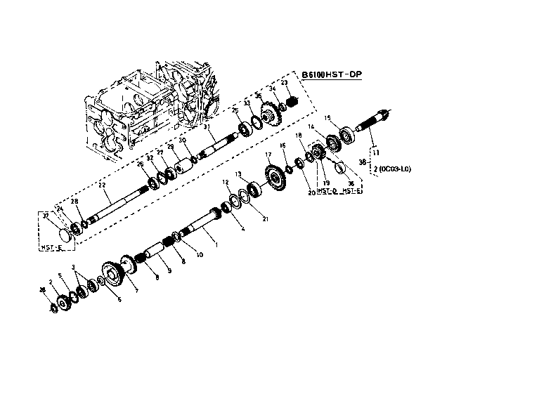 2Nd Shaft Front Wheel Shaft
