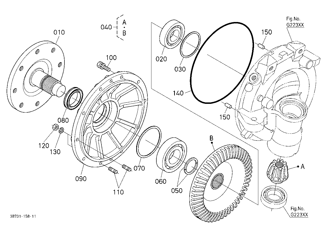 Front Axle Rh