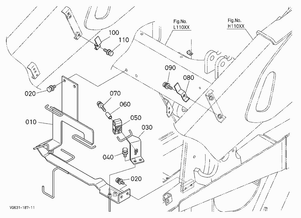 HOSE GUIDE [HYDRAULIC HITCH]