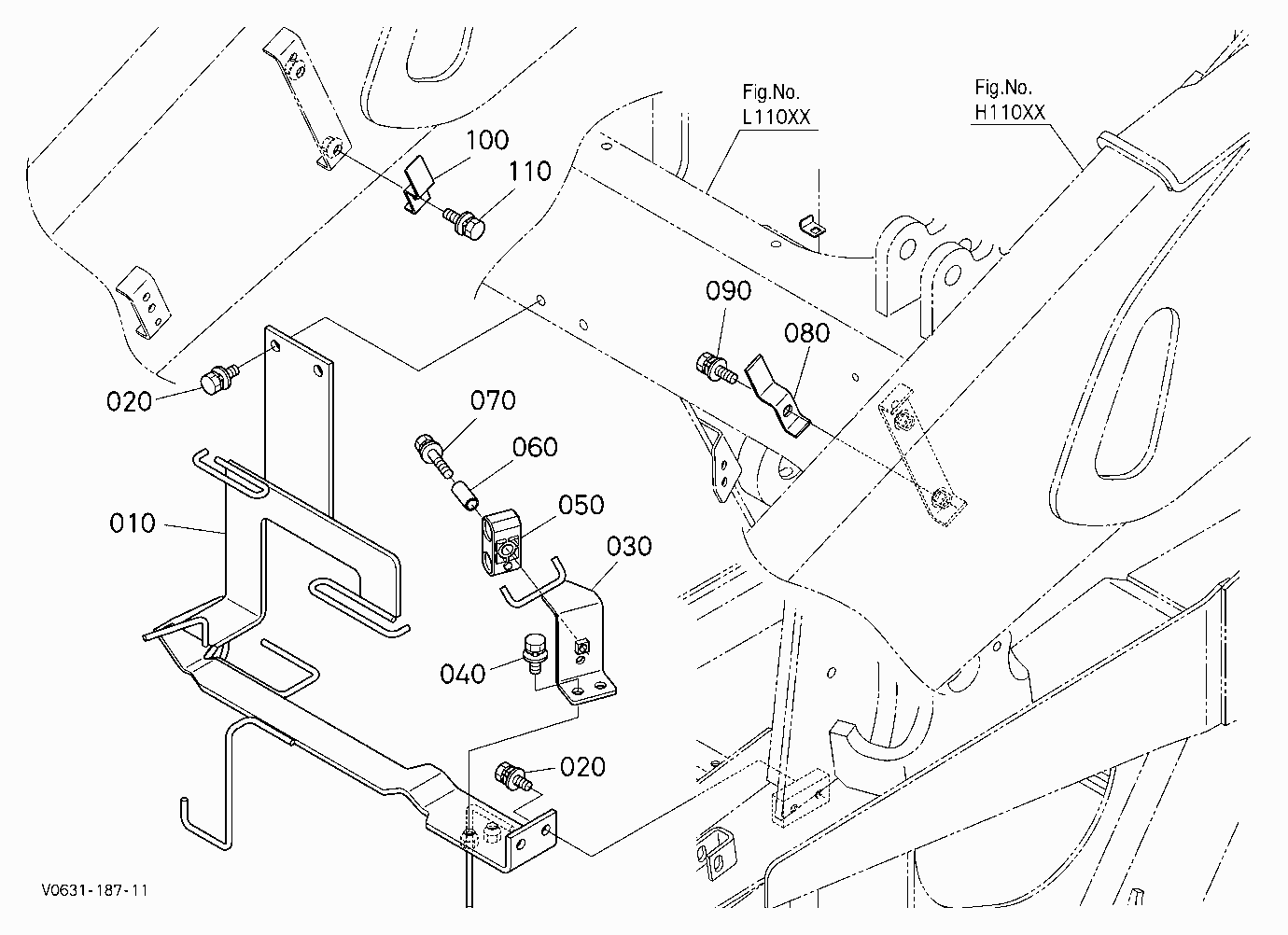 HOSE GUIDE [HYDRAULIC HITCH]
