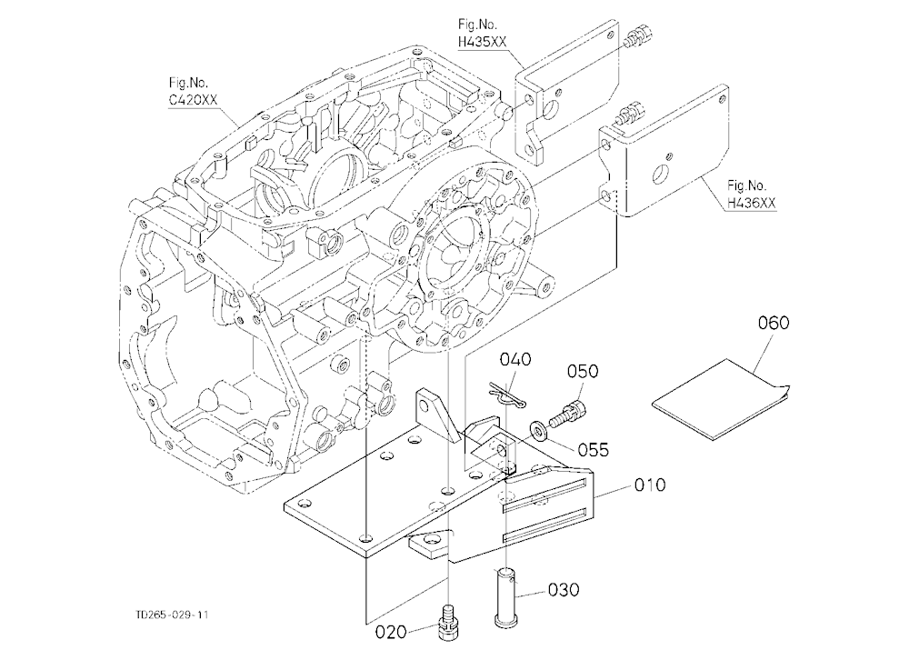Swinging Drawbar (W/G No.L8325) [Option]