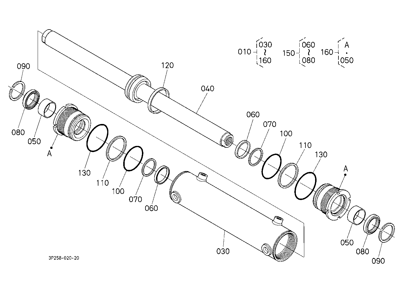 Steering Cylinder [Component Parts] [Old]
