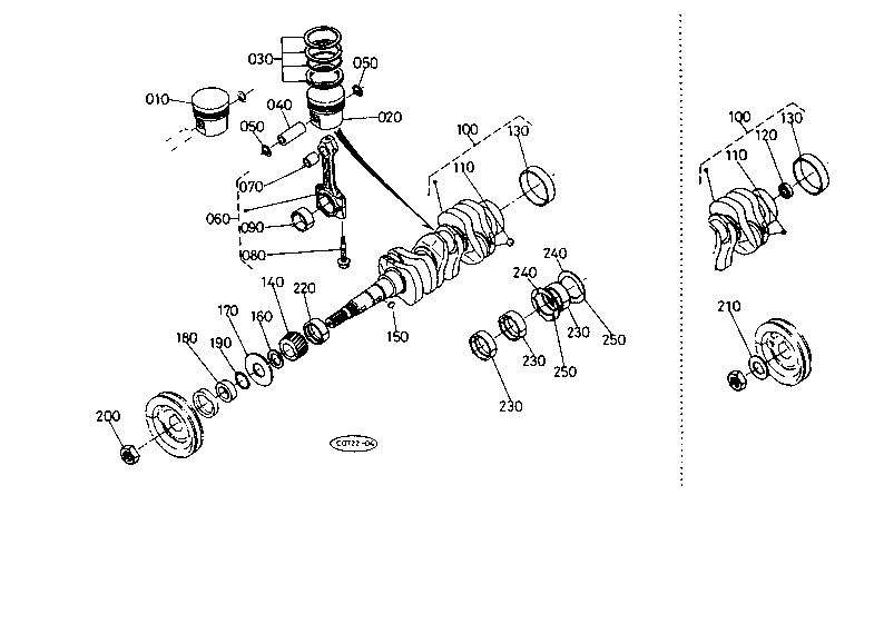 Piston Crankshaft