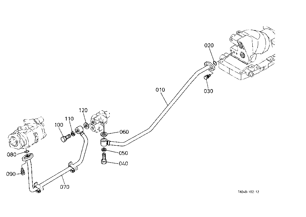 Hydraulic Oil Line(Delivery) [Except Hst Type]