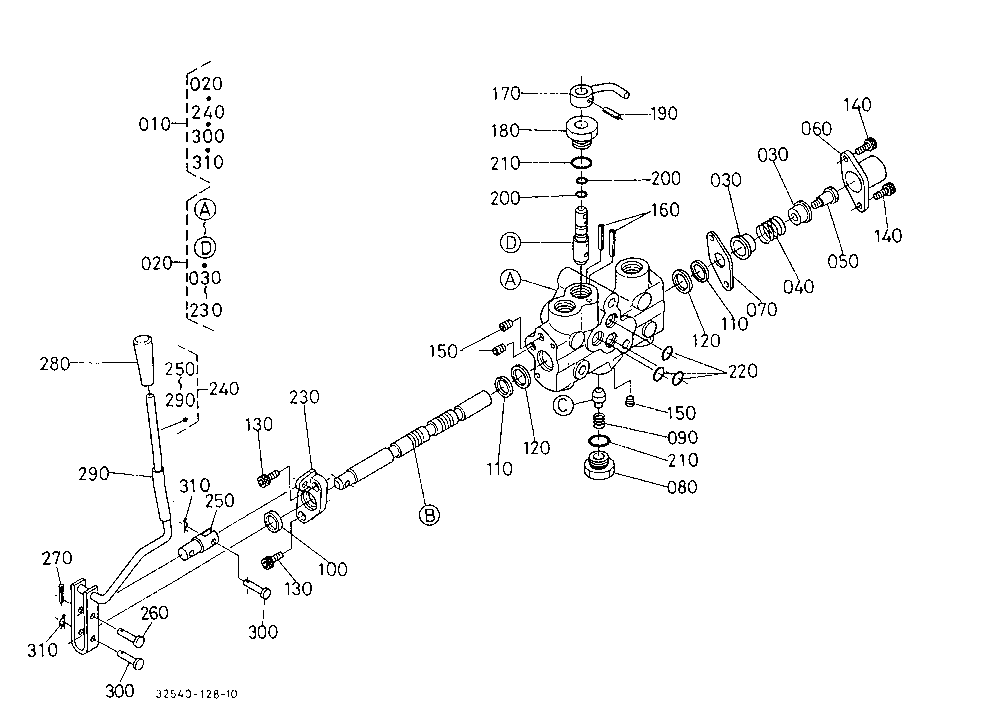Aux.Control Valve [Component Parts]