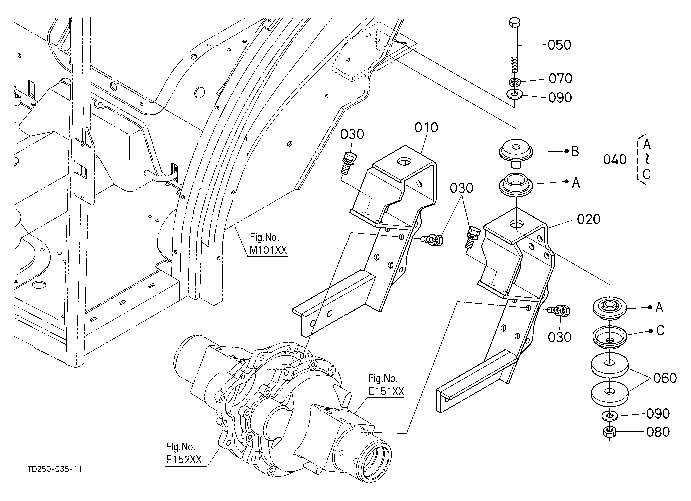 Cab Bracket Rear